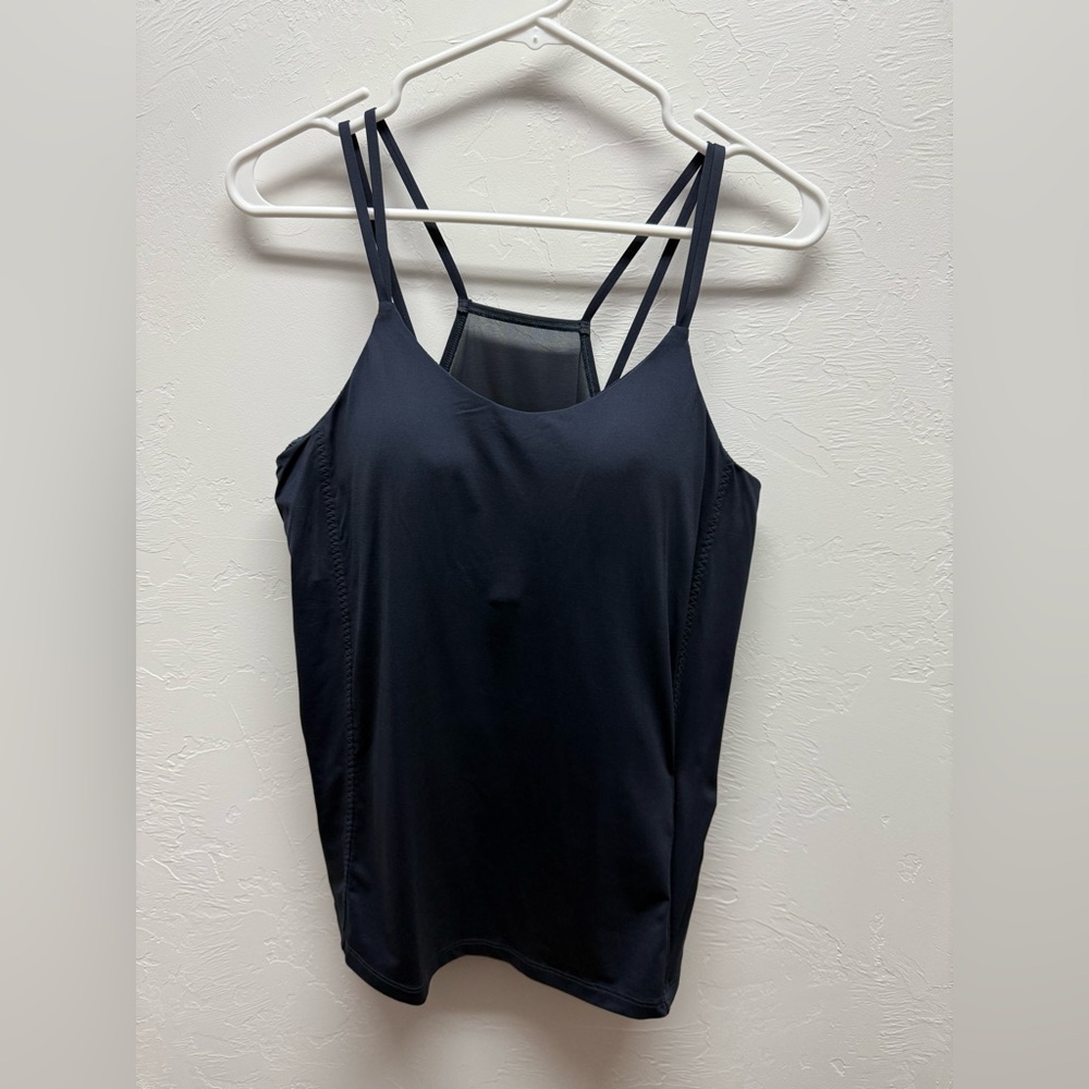 Athleta Navy Tank with Built in Bra - size XS